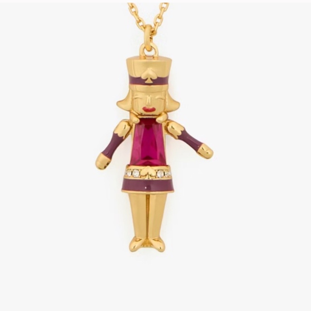 NWT Kate Spade Oh‎ What Fun Nutcracker Pendant Necklace